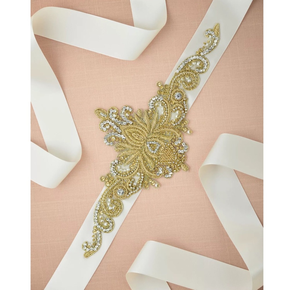 NWT Crystal Bridal Belt Rhinestone Wedding Sash - Picture 4 of 7